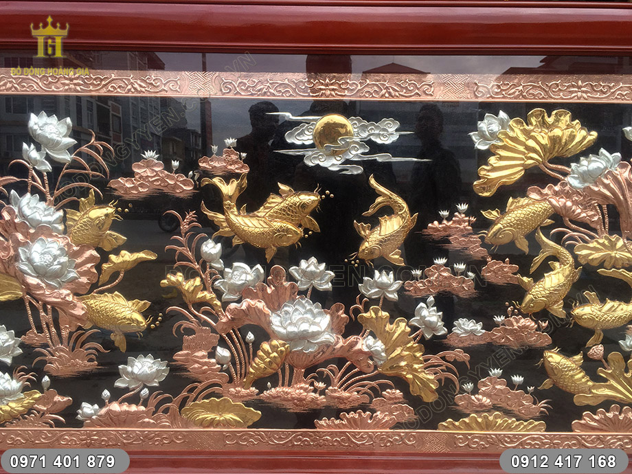 tranh cửu ngư quần tụ